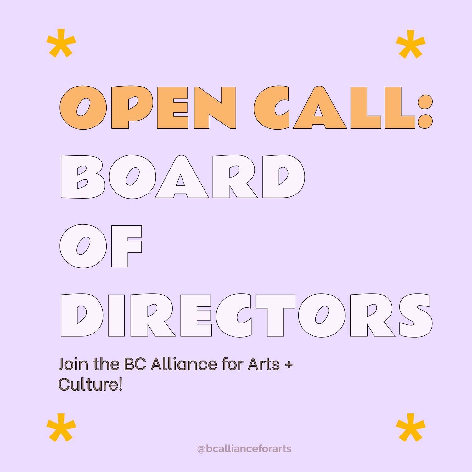 Be part of the Alliance’s Board of Administrators! — BC Alliance for Arts + Tradition